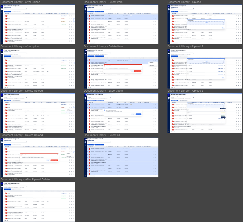DOCUMENT LIBRARY STATES
